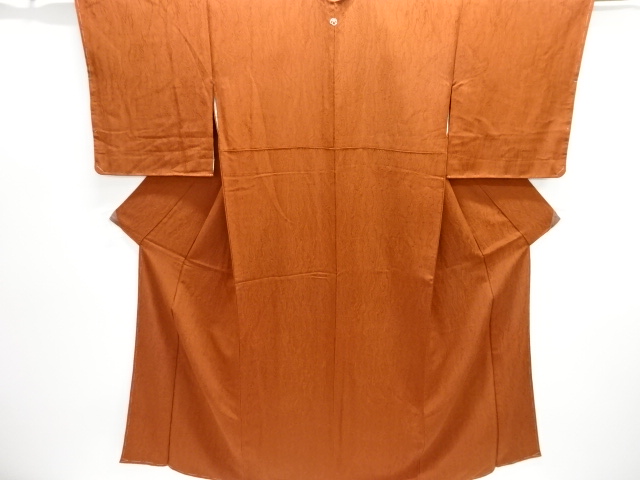 JAPANESE KIMONO / UNUSED IROMUJI / WOVEN WOOD GRAIN 